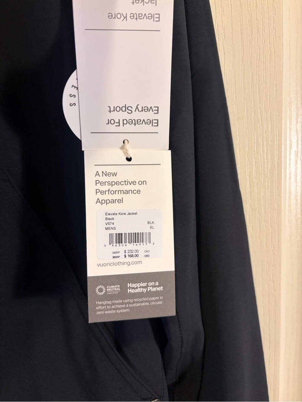 Vuori Men’s “Elevate Kore” Jacket (XL) *FALL PREVIEW* - Picture 8 of 9
